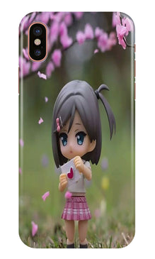 Cute Girl Mobile Back Case for iPhone Xs Max (Design - 92)