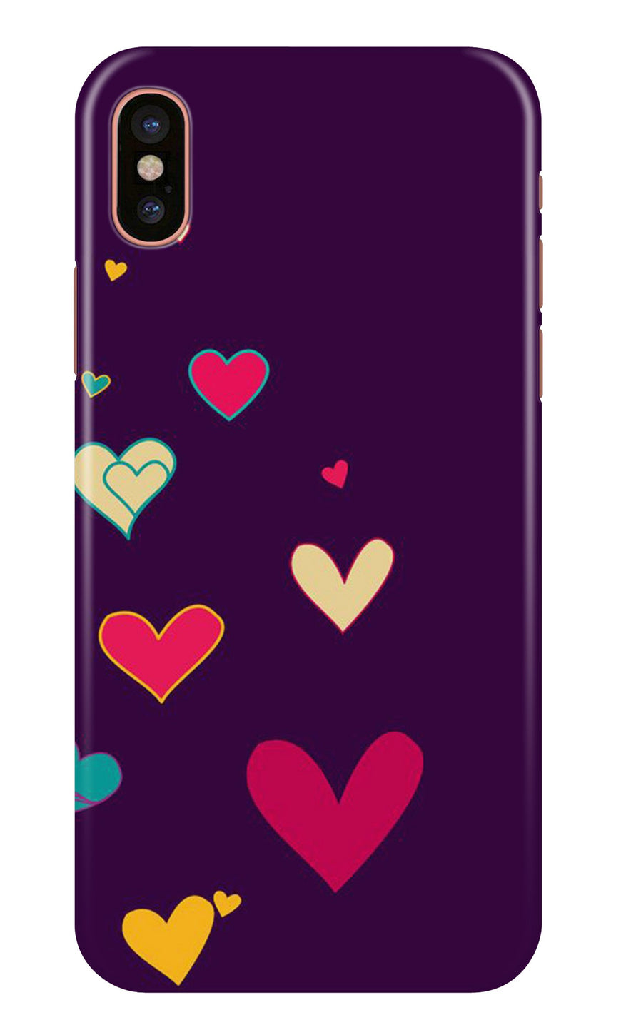 Purple Background Case for iPhone Xs Max  (Design - 107)