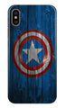 Captain America Superhero Case for iPhone Xs Max  (Design - 118)