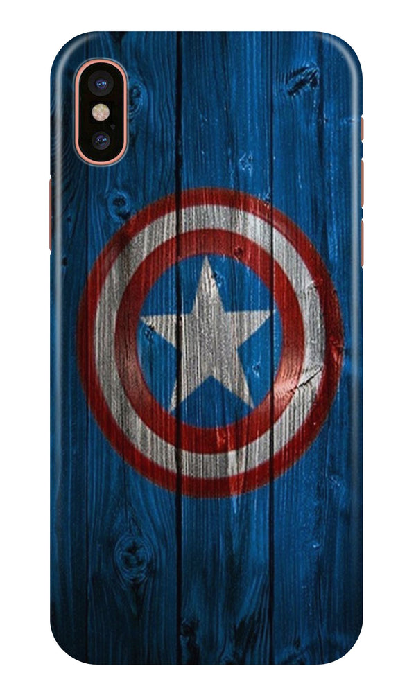 Captain America Superhero Case for iPhone Xs Max  (Design - 118)