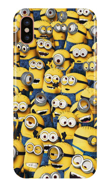 Minions Mobile Back Case for iPhone Xs Max  (Design - 126)
