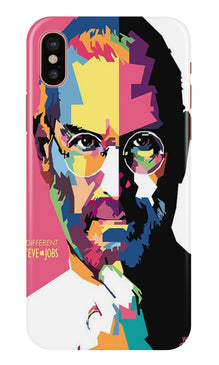 Steve Jobs Mobile Back Case for iPhone Xs Max  (Design - 132)