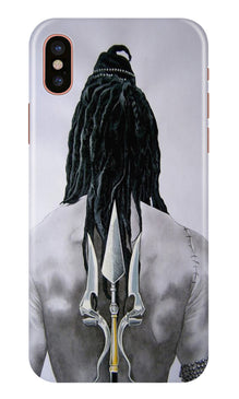 Lord Shiva Mobile Back Case for iPhone Xs Max  (Design - 135)