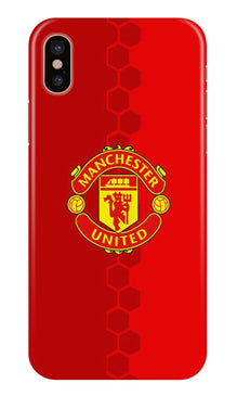 Manchester United Mobile Back Case for iPhone Xs Max  (Design - 157)