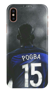 Pogba Mobile Back Case for iPhone Xs Max  (Design - 159)