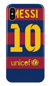 Messi Mobile Back Case for iPhone Xs Max  (Design - 172)