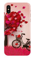 Red Heart Cycle Case for iPhone Xs Max (Design No. 222)