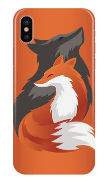 Wolf  Mobile Back Case for iPhone Xs Max (Design - 224)