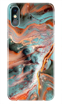 Marble Texture Mobile Back Case for iPhone Xs Max  (Design - 309)