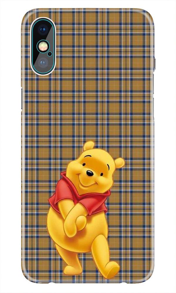 Pooh Mobile Back Case for iPhone Xs Max  (Design - 321)