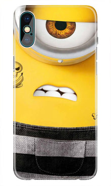 Minion Mobile Back Case for iPhone Xs Max  (Design - 324)