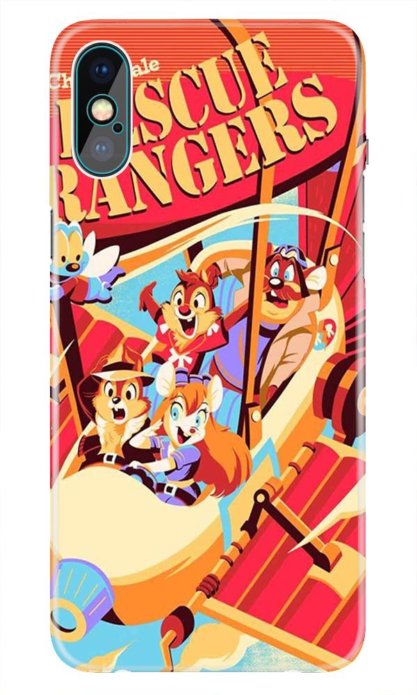 Rescue Rangers Mobile Back Case for iPhone Xs Max  (Design - 341)