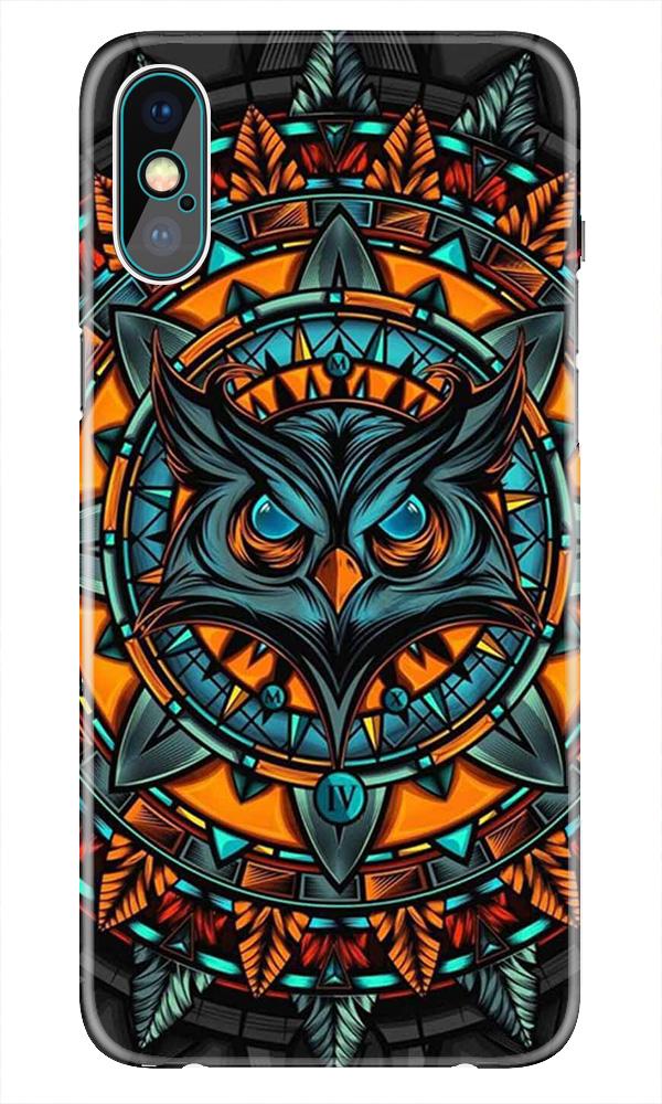 Owl Mobile Back Case for iPhone Xs Max  (Design - 360)