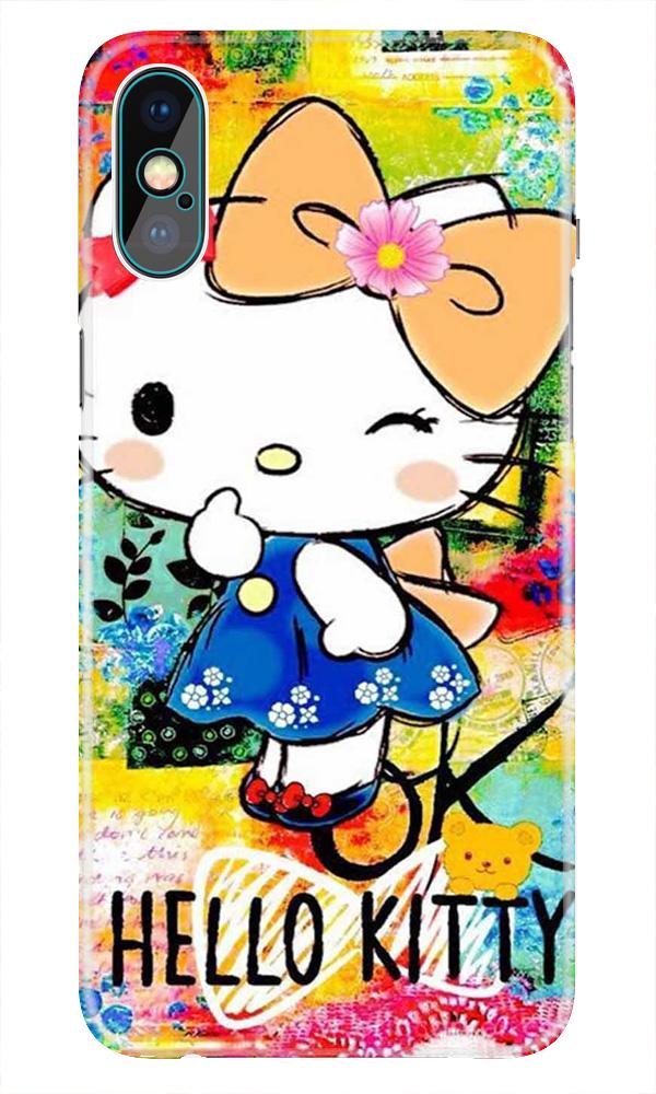 Hello Kitty Mobile Back Case for iPhone Xs Max  (Design - 362)