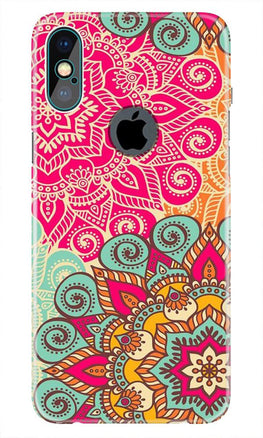 Rangoli art Case for iPhone Xs Max logo cut 