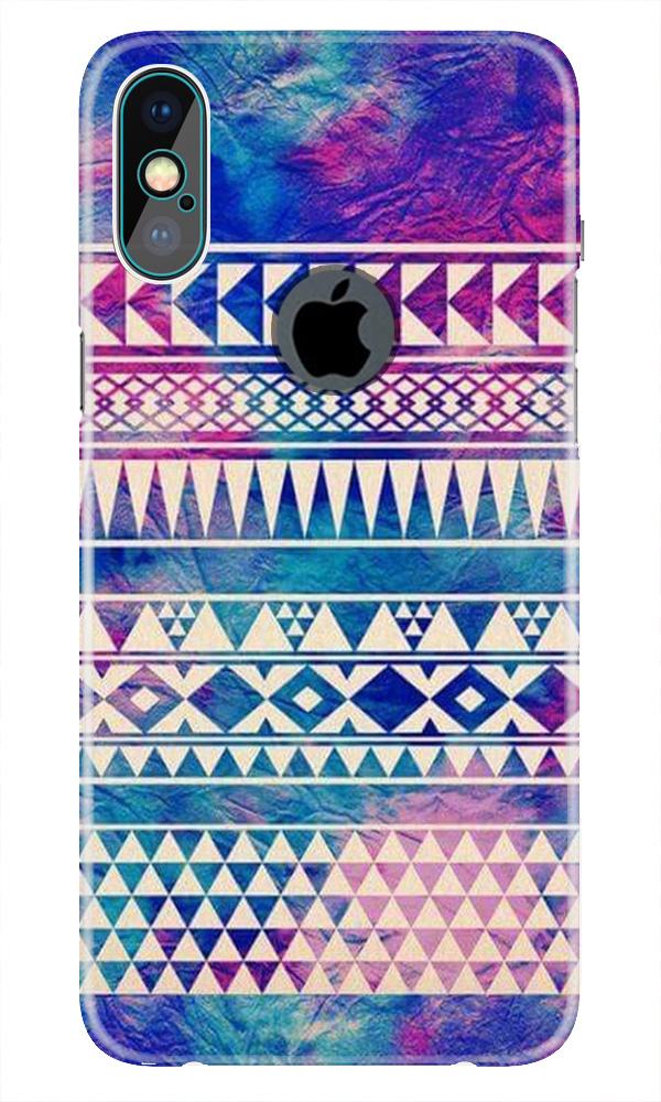 Modern Art Case for iPhone Xs Max logo cut 