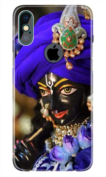 Lord Krishna4 Mobile Back Case for iPhone Xs Max logo cut  (Design - 19)