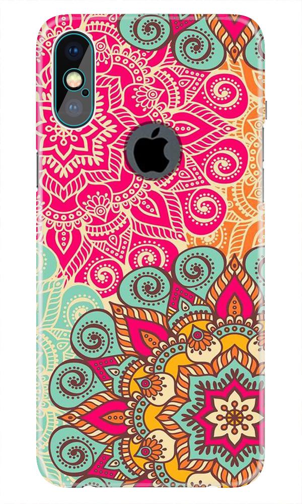 Rangoli art2 Case for iPhone Xs Max logo cut 