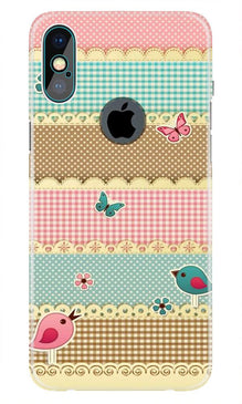 Gift paper Mobile Back Case for iPhone Xs Max logo cut  (Design - 38)