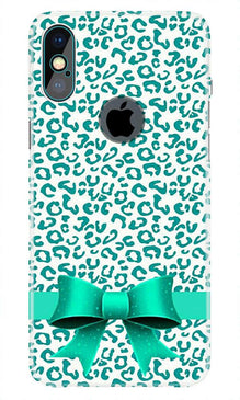 Gift Wrap6 Mobile Back Case for iPhone Xs Max logo cut  (Design - 41)