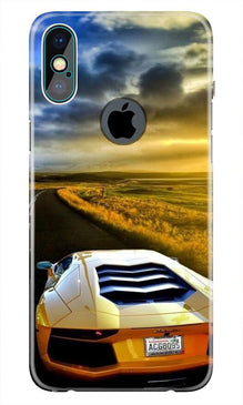 Car lovers Mobile Back Case for iPhone Xs Max logo cut  (Design - 46)