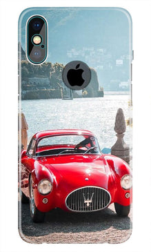 Vintage Car Mobile Back Case for iPhone Xs Max logo cut  (Design - 51)