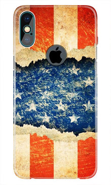 United Kingdom Mobile Back Case for iPhone Xs Max logo cut  (Design - 52)