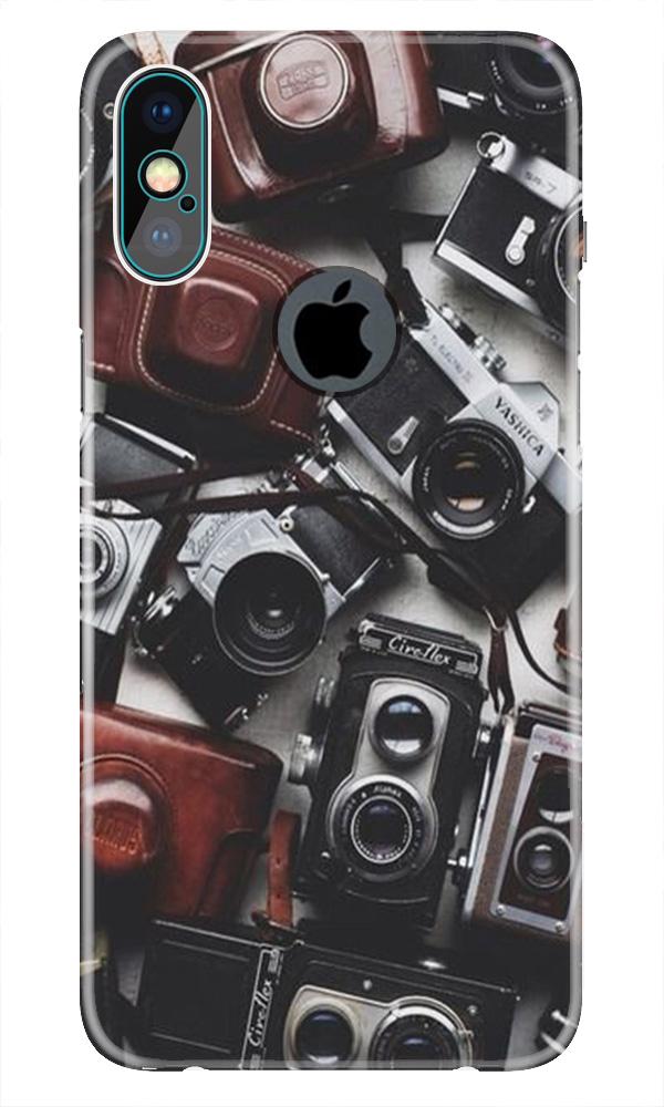 Cameras Case for iPhone Xs Max logo cut 