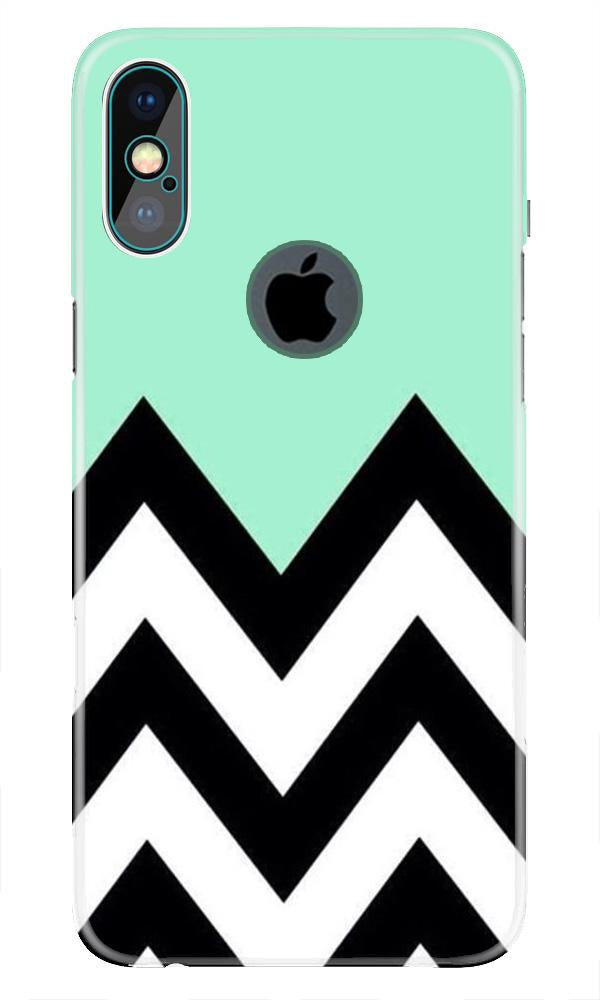 Pattern Case for iPhone Xs Max logo cut 