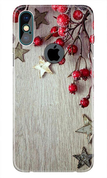 Stars Mobile Back Case for iPhone Xs Max logo cut  (Design - 67)