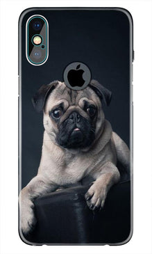 little Puppy Mobile Back Case for iPhone Xs Max logo cut  (Design - 68)