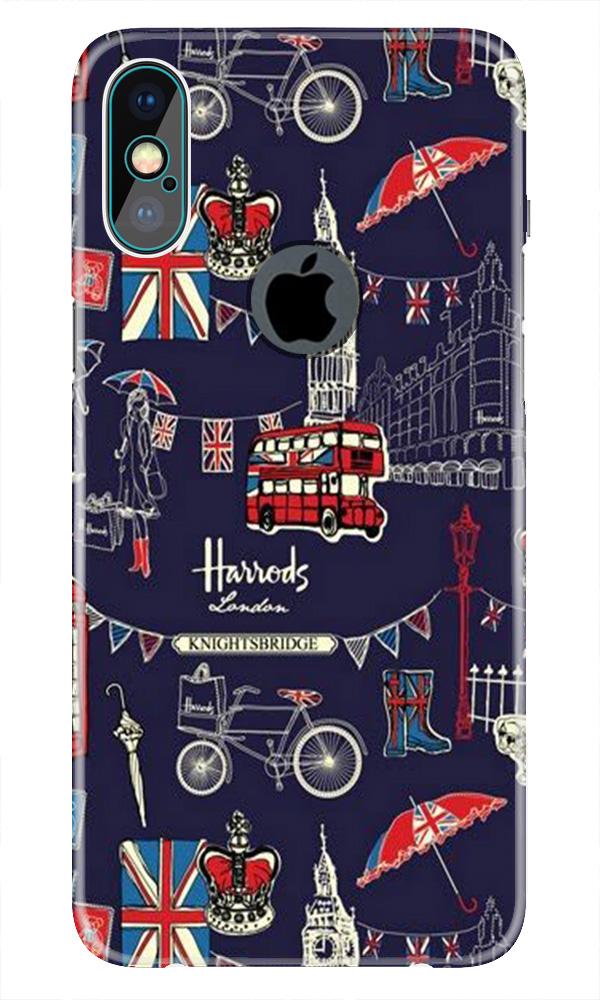 Love London Case for iPhone Xs Max logo cut 