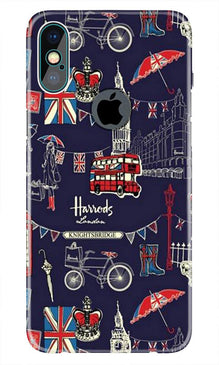 Love London Mobile Back Case for iPhone Xs Max logo cut  (Design - 75)