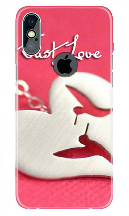 Just love Case for iPhone Xs Max logo cut 