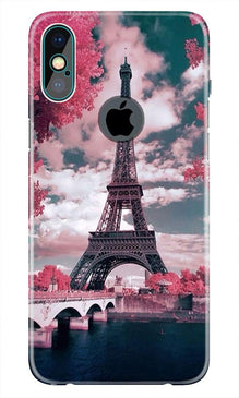 Eiffel Tower Mobile Back Case for iPhone Xs Max logo cut   (Design - 101)