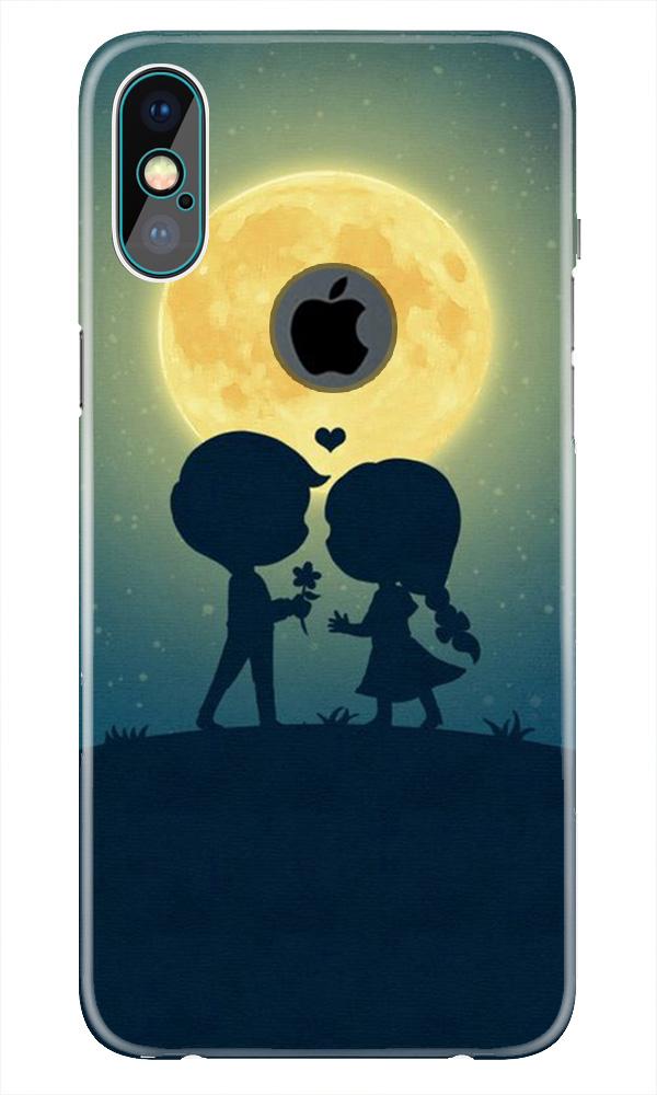 Love Couple Case for iPhone Xs Max logo cut (Design - 109)
