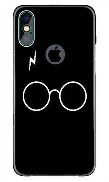 Harry Potter Mobile Back Case for iPhone Xs Max logo cut   (Design - 136)