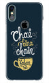 Chai Bina Chain Kahan Case for iPhone Xs Max logo cut   (Design - 144)