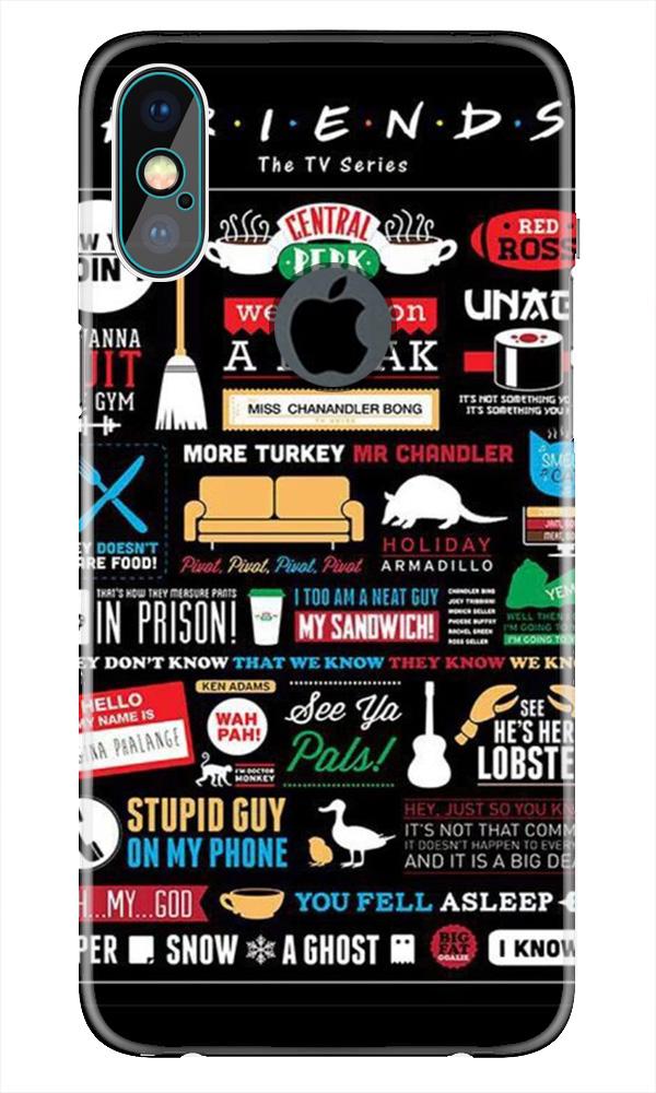 Friends Case for iPhone Xs Max logo cut   (Design - 145)