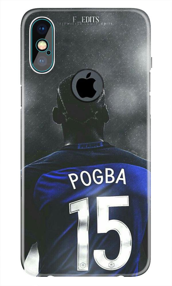 Pogba Case for iPhone Xs Max logo cut (Design - 159)