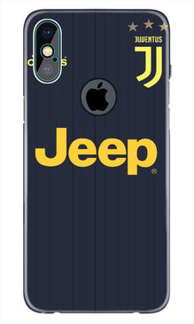 Jeep Juventus Mobile Back Case for iPhone Xs Max logo cut   (Design - 161)