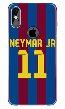 Neymar Jr Mobile Back Case for iPhone Xs Max logo cut   (Design - 162)