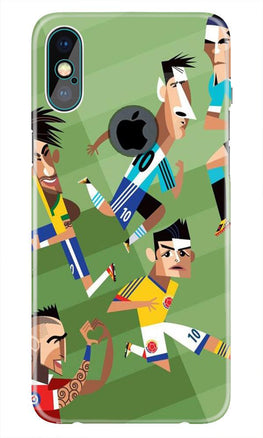 Football Case for iPhone Xs Max logo cut (Design - 166)