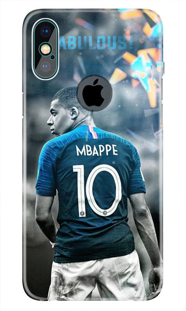 Mbappe Case for iPhone Xs Max logo cut (Design - 170)