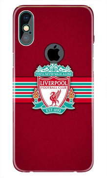 Liverpool Mobile Back Case for iPhone Xs Max logo cut   (Design - 171)