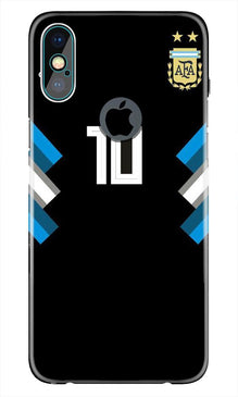 Argentina Mobile Back Case for iPhone Xs Max logo cut   (Design - 173)