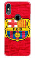 FCB Football Case for iPhone Xs Max logo cut   (Design - 174)