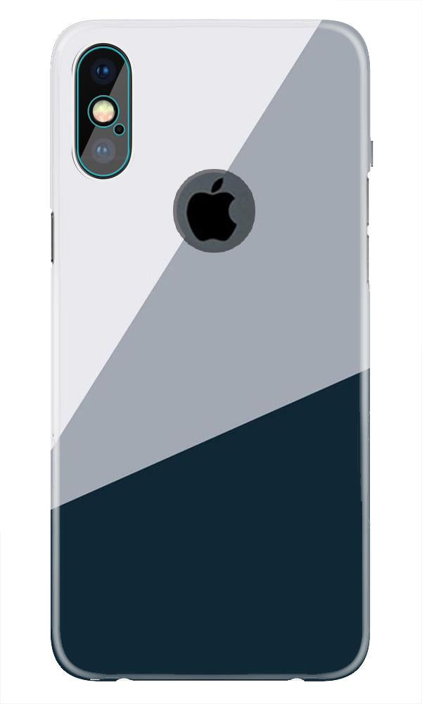 Blue Shade Case for iPhone Xs Max logo cut(Design - 182)