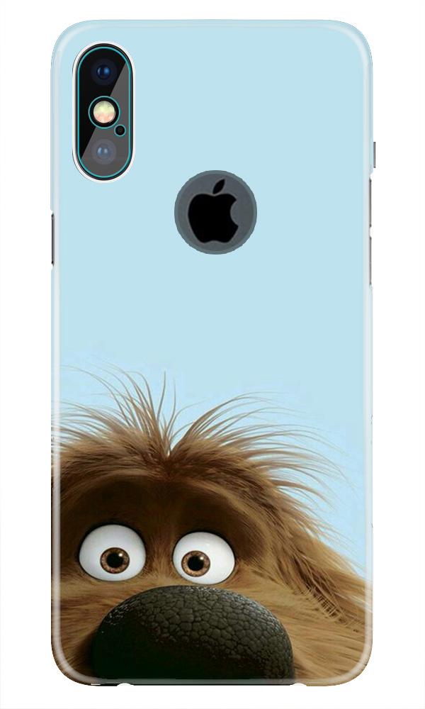 Cartoon Case for iPhone Xs Max logo cut  (Design - 184)