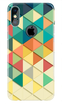 Designer Mobile Back Case for iPhone Xs Max logo cut  (Design - 194)